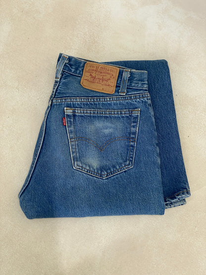 33X34 Levi's 501 Vintage Denim Jeans Made in USA-military-AJ357 Studio