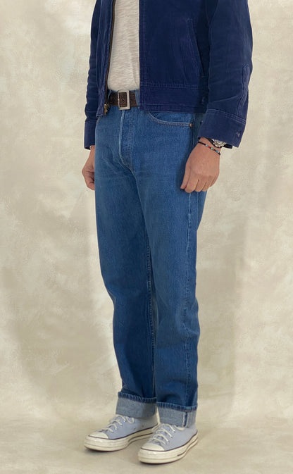 32X34 Levi's 501 Vintage Denim Jeans Made in USA-military-AJ357 Studio