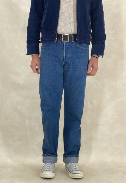 32X34 Levi's 501 Vintage Denim Jeans Made in USA-military-AJ357 Studio