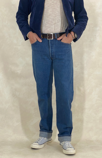 32X34 Levi's 501 Vintage Denim Jeans Made in USA-military-AJ357 Studio