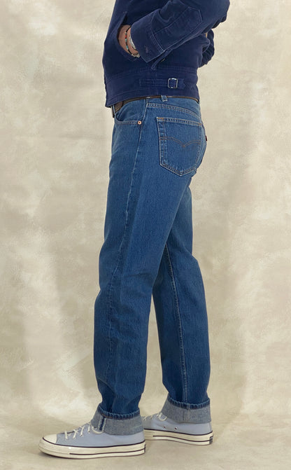 32X34 Levi's 501 Vintage Denim Jeans Made in USA-military-AJ357 Studio