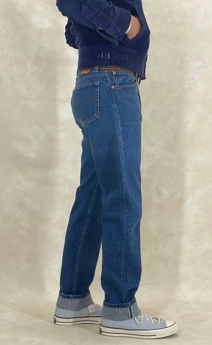 32X34 Levi's 501 Vintage Denim Jeans Made in USA-military-AJ357 Studio