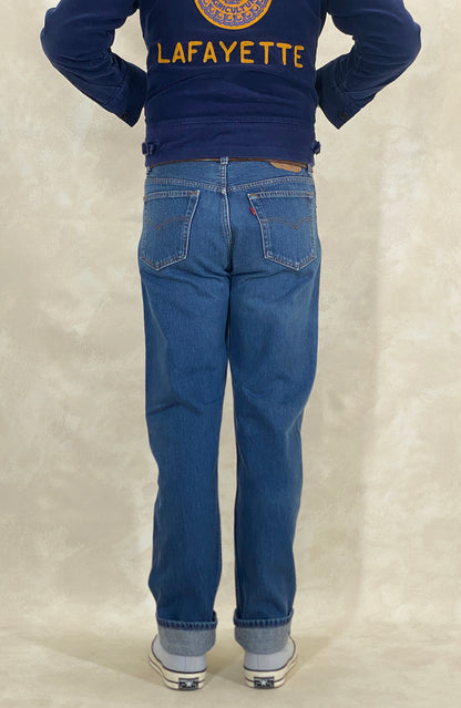 32X34 Levi's 501 Vintage Denim Jeans Made in USA-military-AJ357 Studio