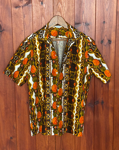 Vintage 60s Hawaiian Cotton Shirt Made in Hawaii | Size M-AJ357 Studio