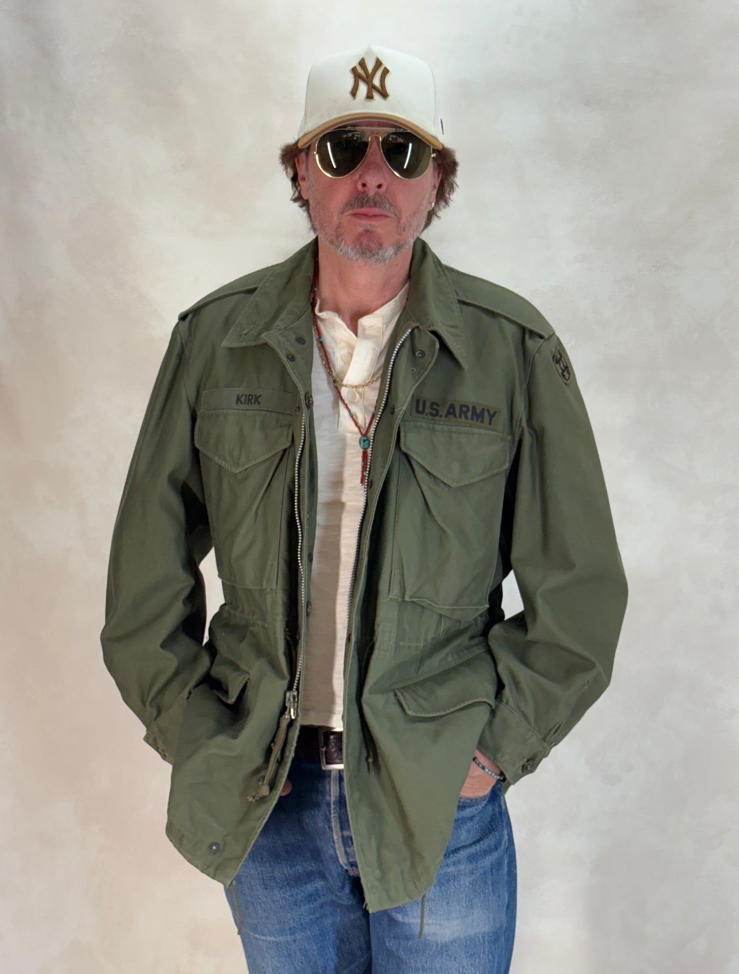 Med Short. Authentic 1950s US Army M-51 Field Jacket – OG-107 – Military Issue - USA Vintage Bcn