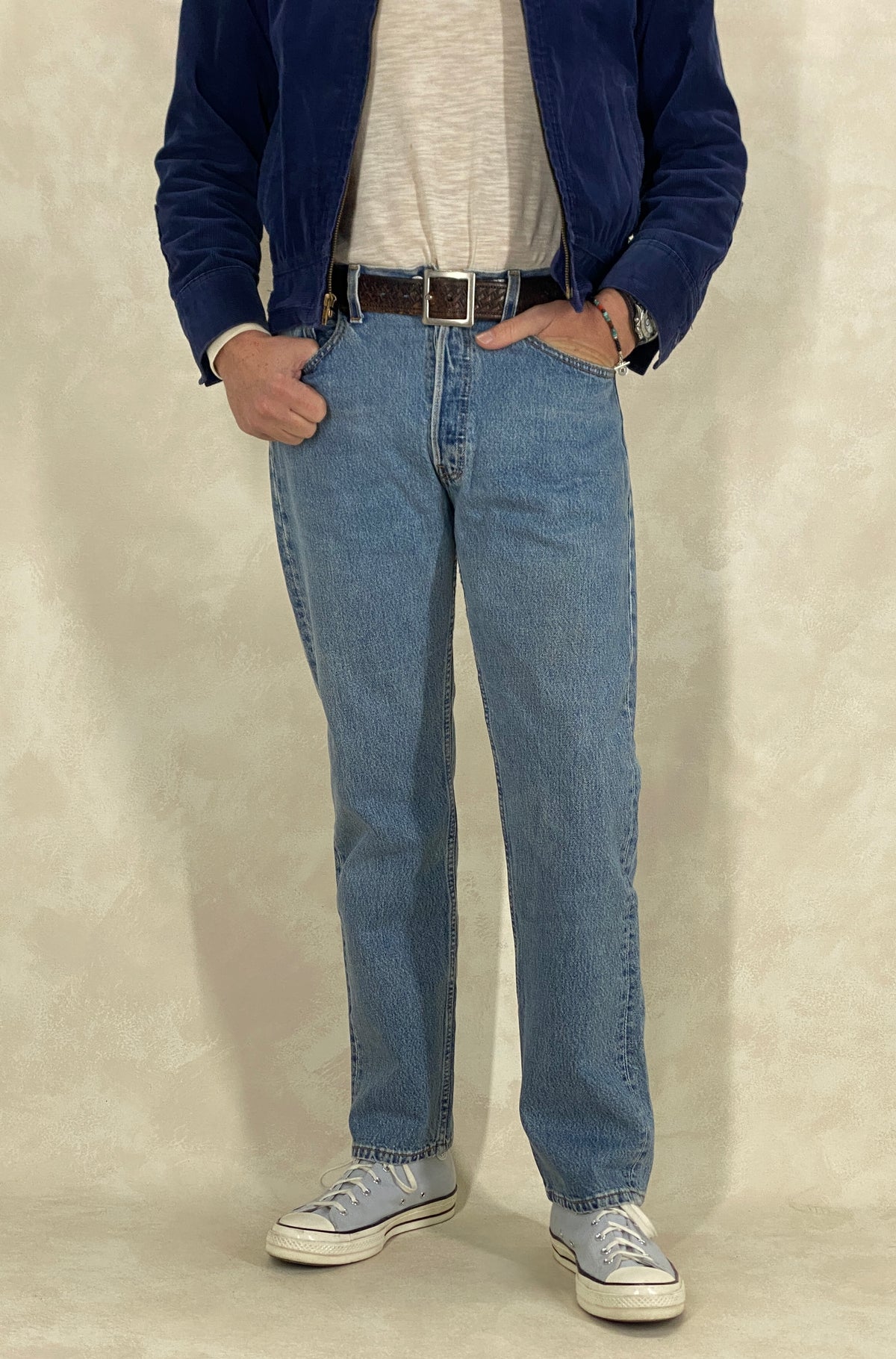 32X30 Levi's 501 Vintage Denim Jeans Made in USA-military-AJ357 Studio