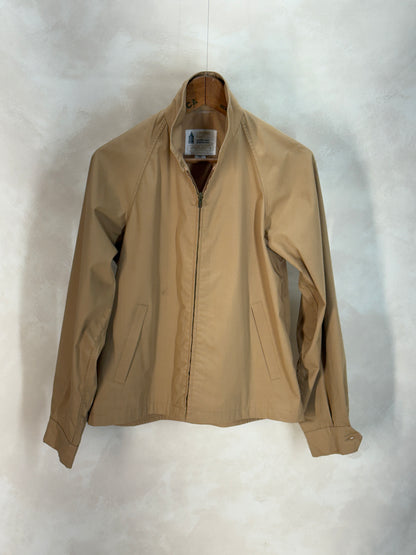 38 Reg , Vintage London Fog Lightweight Cotton-Blend Zip Jacket Made in USA. talon zipper-AJ357 Studio