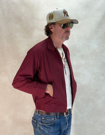 Size 36US / 46EU , 70sVintage Lightweight Cotton-Blend Zip Jacket. Talon zipper-AJ357 Studio