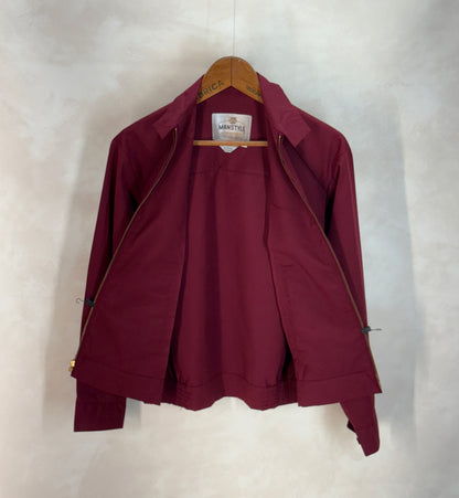 Size 36US / 46EU , 70sVintage Lightweight Cotton-Blend Zip Jacket. Talon zipper-AJ357 Studio