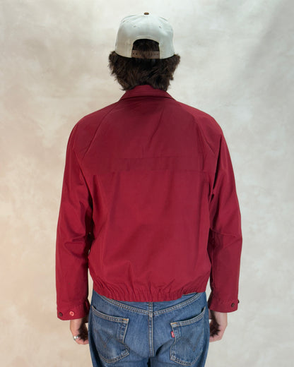 Size Med , Vintage 70s Lightweight Cotton-Blend Zip Jacket. Talon zipper-AJ357 Studio