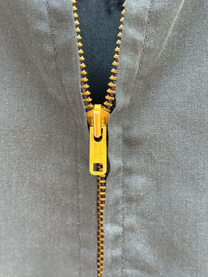Size Med , Vintage Campus Lightweight Cotton-Blend Zip Jacket. Made in USA. Talon zipper-AJ357 Studio