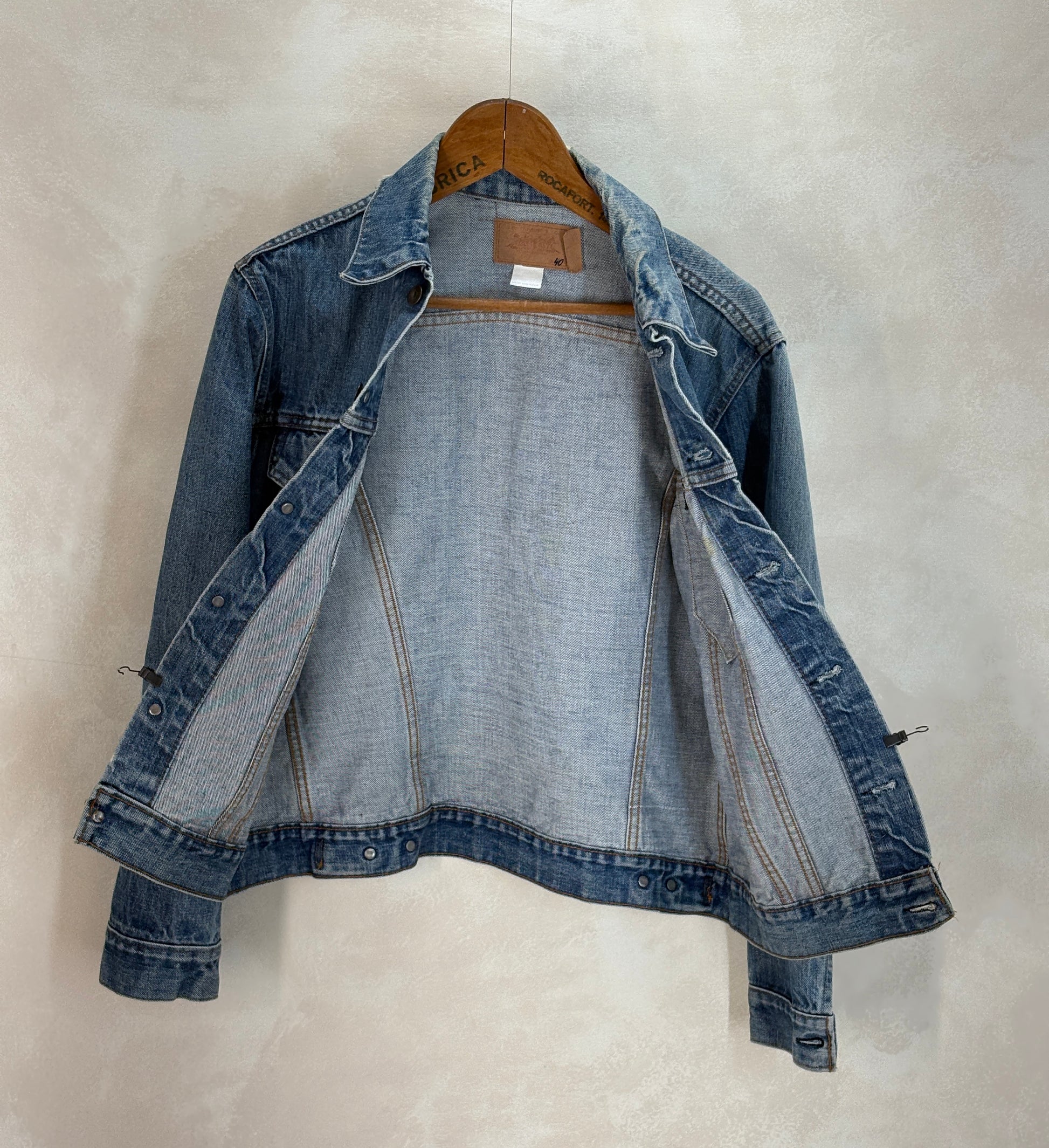 Size 38-40US / 50-50EU. Levis 70505 – Vintage 70s 2-Pocket Jacket – USA Made - USA Vintage Bcn