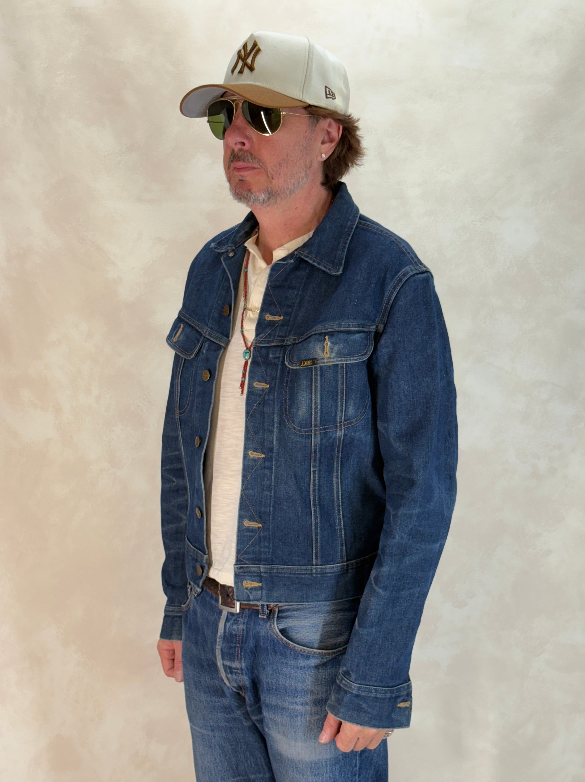 Size 40L US / 50L EU. Vintage 1970s Lee Denim Jacket – 2 Chest Pockets – Made in USA - USA Vintage Bcn