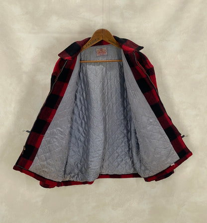 Size 42US / 52EU .Vintage 60s 5 Brother Buffalo Plaid Wool Jacket-AJ357 Studio