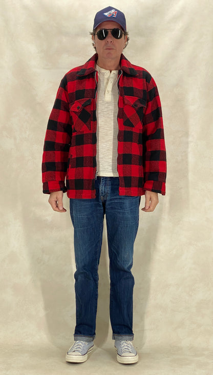 Vintage Buffalo Wool Jacket Made in USA | Size 42US (52EU)-AJ357 Studio