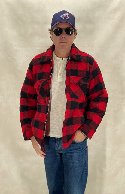 Vintage Buffalo Wool Jacket Made in USA | Size 42US (52EU)-AJ357 Studio