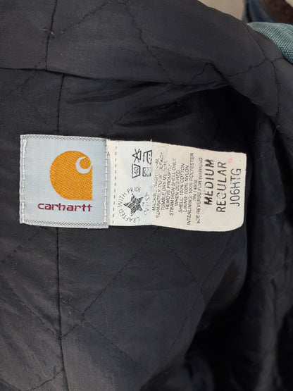 Size Med. 90s Green Vintage hooded Carhartt jacket Made in USA-AJ357 Studio