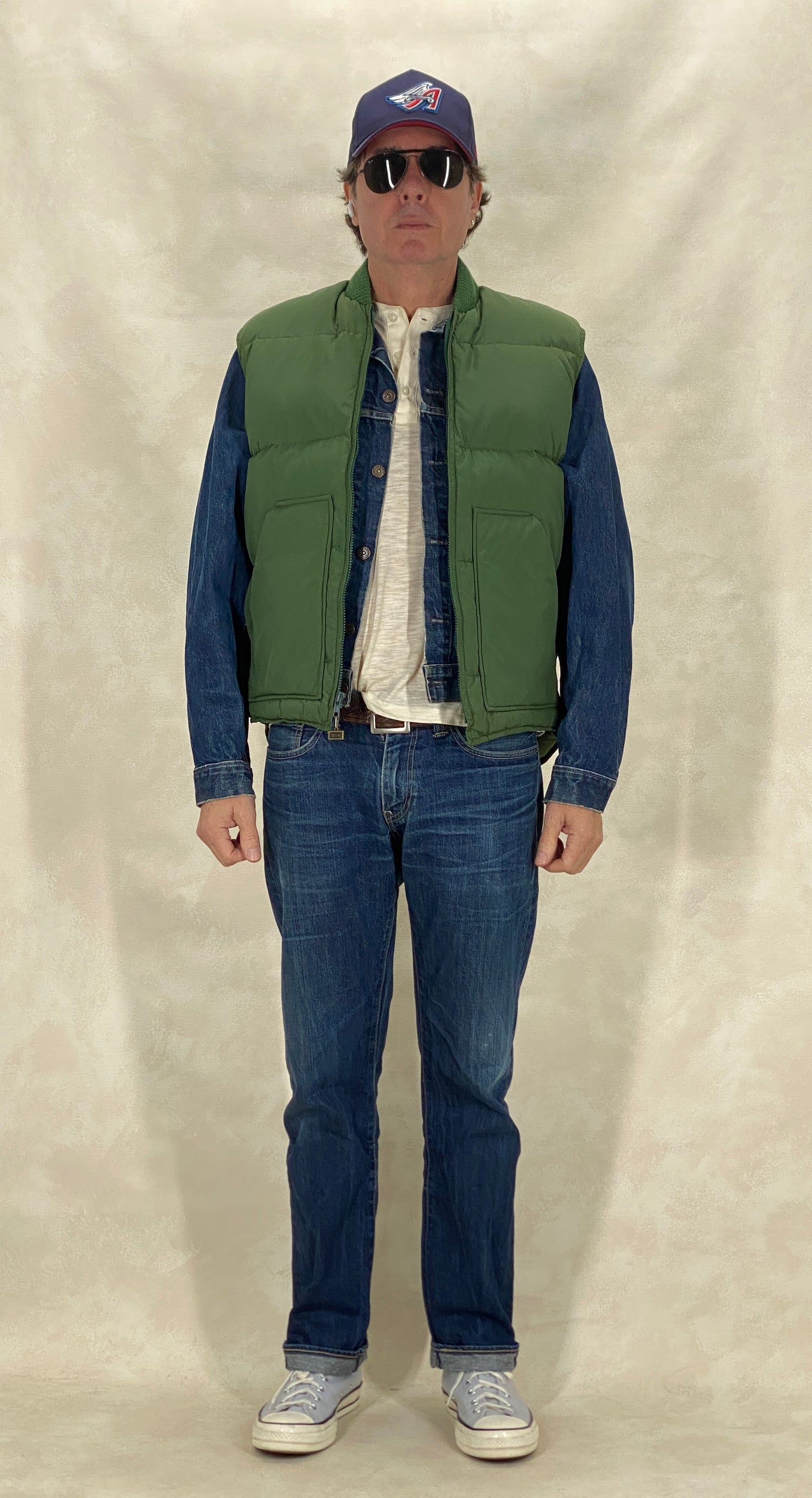 vintage walls down vest made in usa size 44 tall us 54 eu aj357 studio