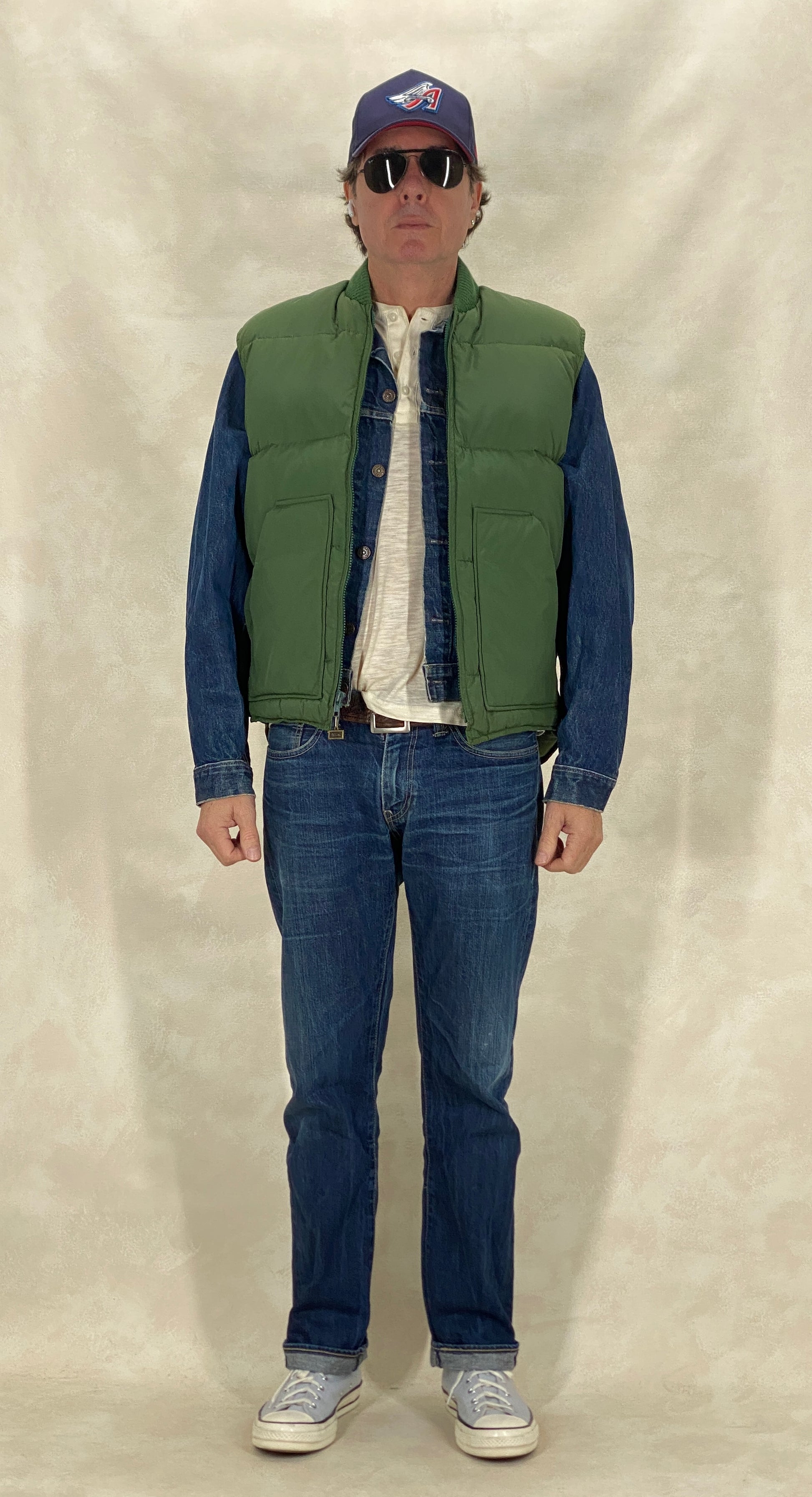 vintage walls down vest made in usa size 44 tall us 54 eu aj357 studio