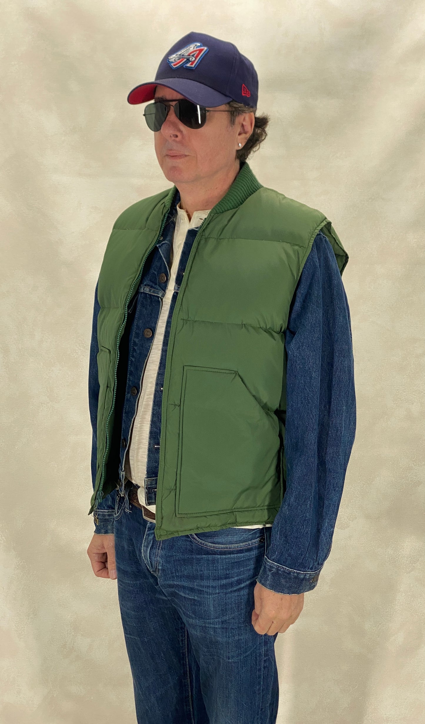 vintage walls down vest made in usa size 44 tall us 54 eu aj357 studio