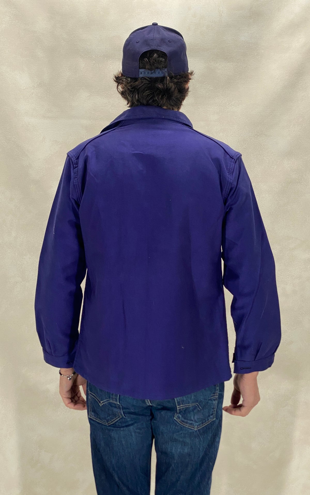 size 42EU. Vintage French Moleskin jacket. NOS-AJ357 Studio