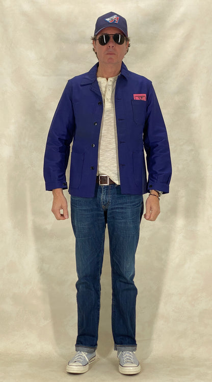 Size 42EU Vintage French Moleskin Jacket | Classic Retro Style | NOS | USA Vintage BCN-AJ357 Studio