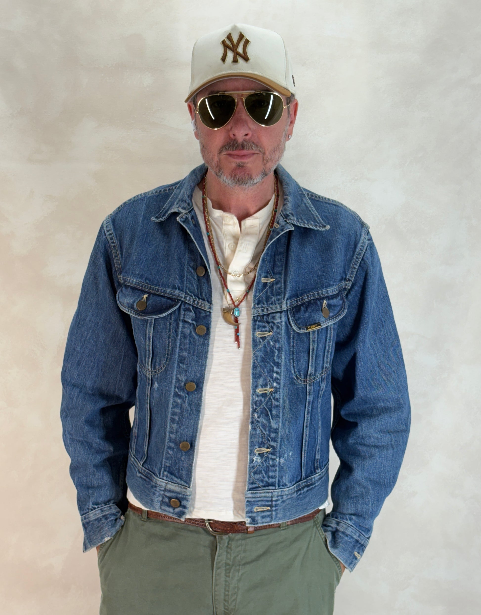 Size 40US / 50EU. Vintage 1970s Lee Denim Jacket – 2 Chest Pockets – Made in USA - USA Vintage Bcn