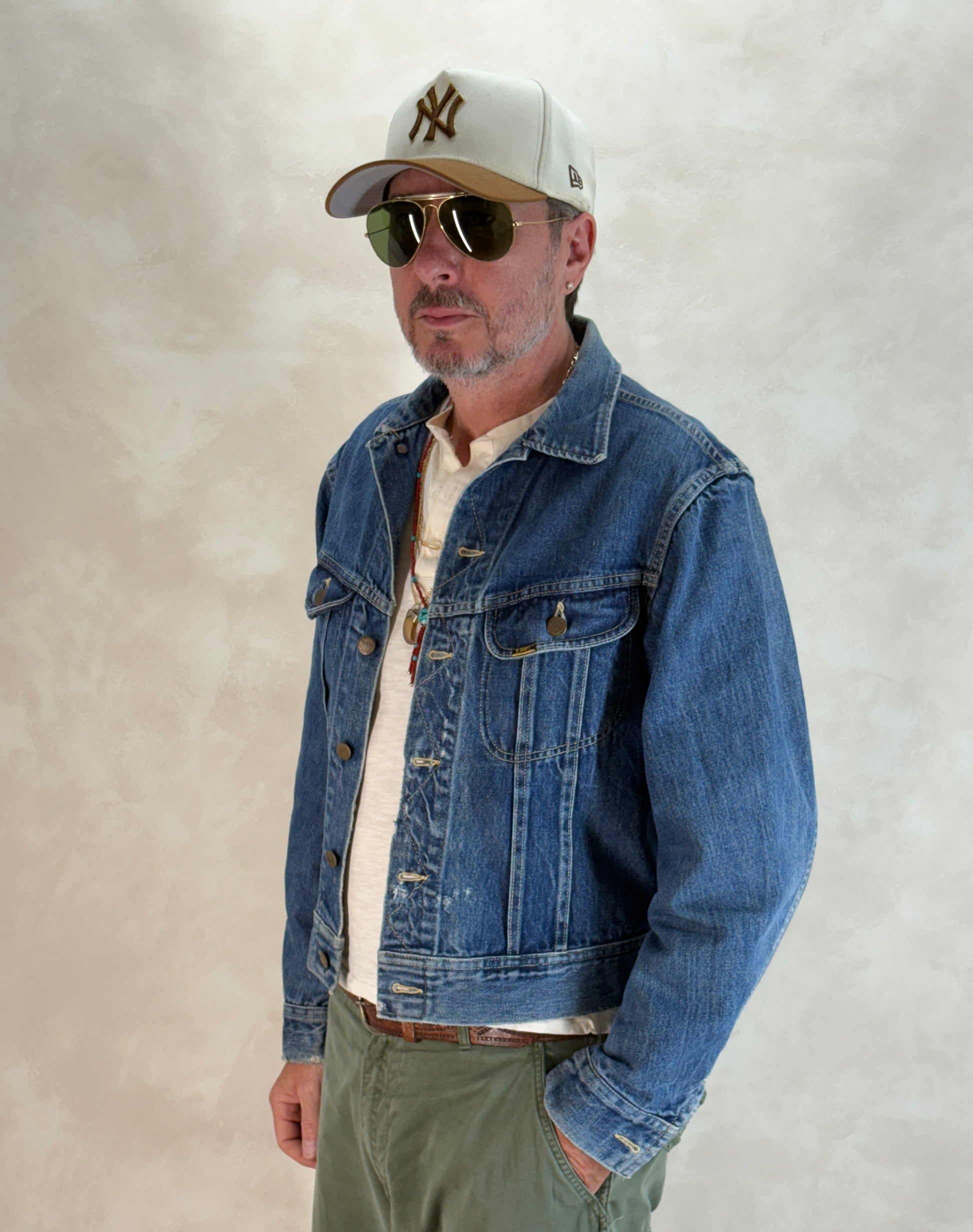 Size 40US / 50EU. Vintage 1970s Lee Denim Jacket – 2 Chest Pockets – Made in USA - USA Vintage Bcn