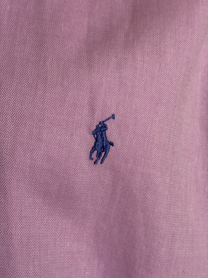 Polo Ralph Lauren ANDREW Shirt 16-32 Purple Cotton Button Up