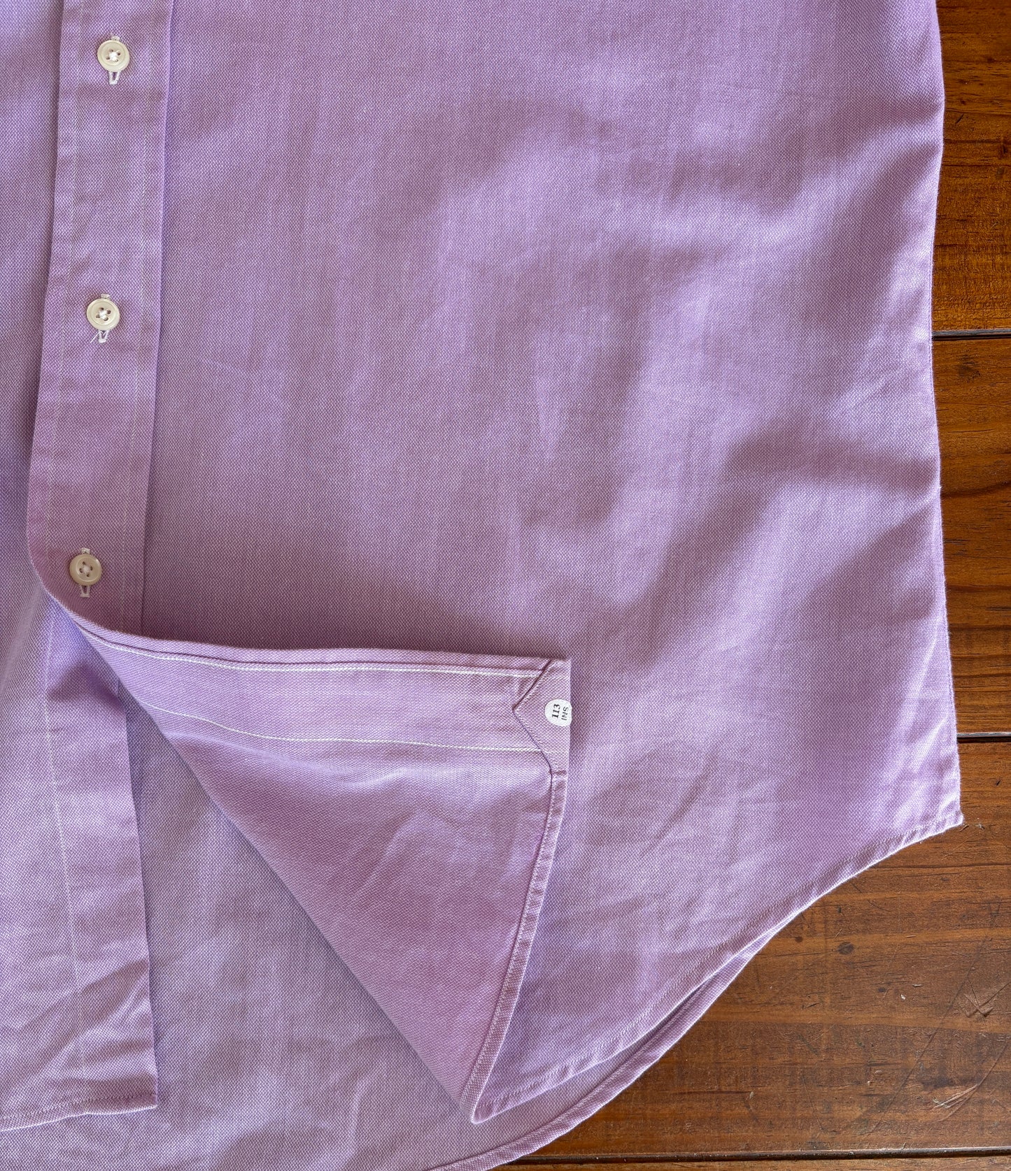 Polo Ralph Lauren ANDREW Shirt 16-32 Purple Cotton Button Up