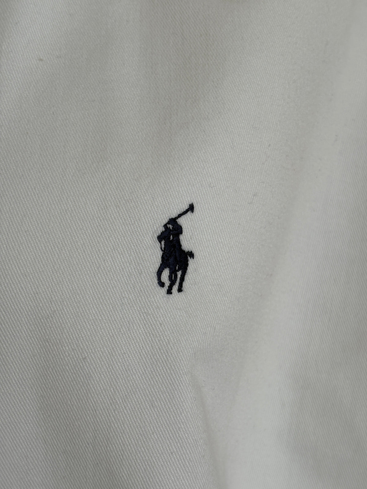 Ralph Lauren Blake Shirt Medium White Cotton Button Down USA Made-AJ357 Studio