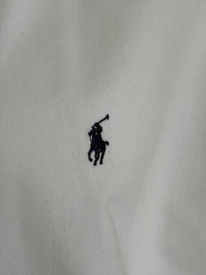Ralph Lauren Blake Shirt Medium White Cotton Button Down USA Made