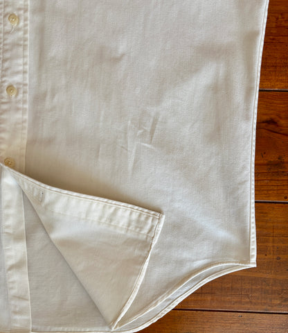 Ralph Lauren Blake Shirt Medium White Cotton Button Down USA Made