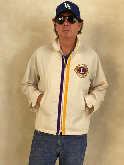 Size Large, 60s Velva Sheen Vintage Cotton Jacket Made in USA-AJ357 Studio