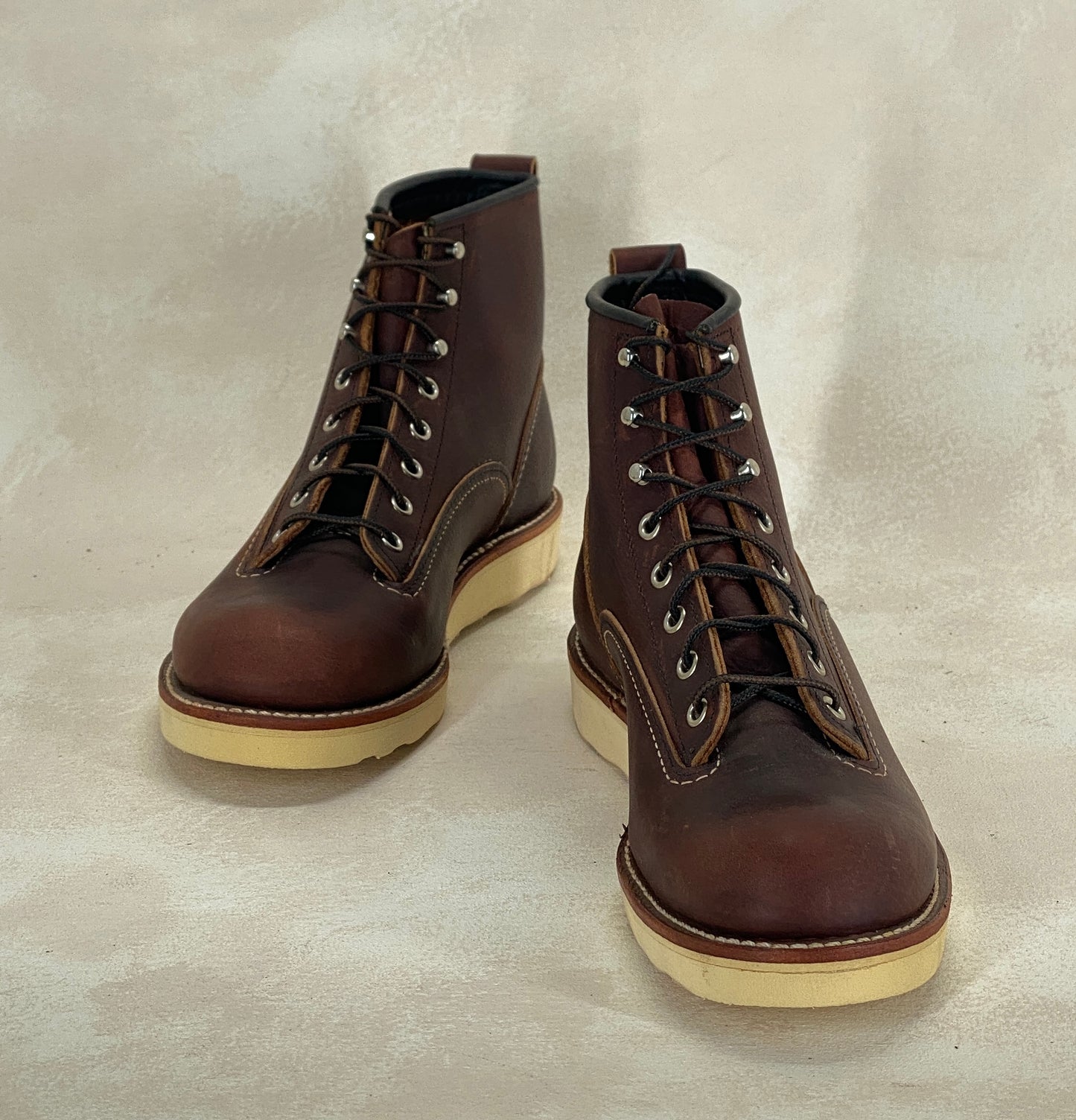 Size 9 D (42 Euro) R W Lineman 2906 Boots Made In USA. Seconds - USA Vintage Bcn
