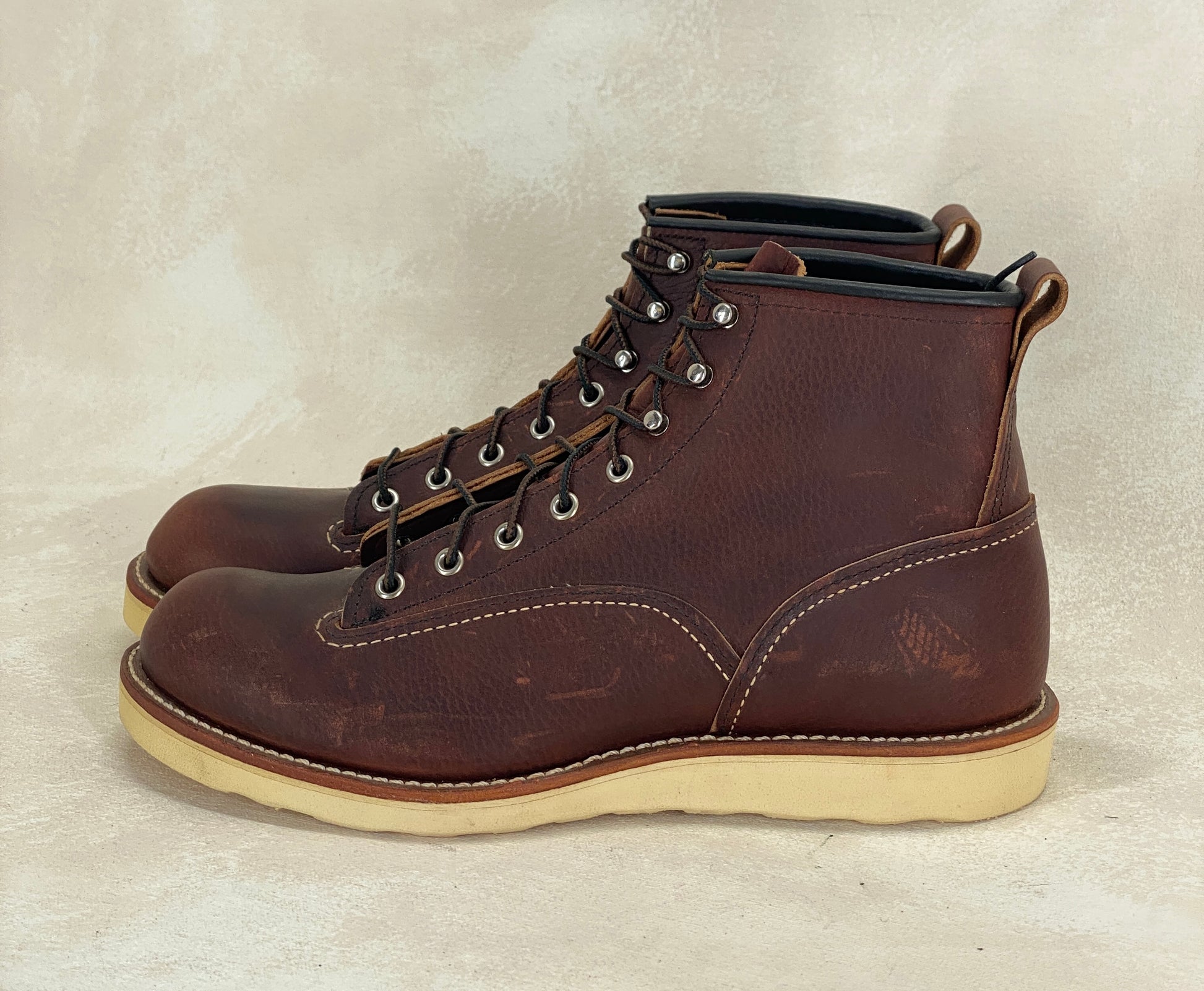 Size 9 D (42 Euro) R W Lineman 2906 Boots Made In USA. Seconds - USA Vintage Bcn