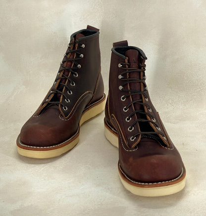 Size 8.5 D (41.5 Euro) Red Wing Lineman 2906 Boots Made In USA. Factory Seconds-shoe-AJ357 Studio