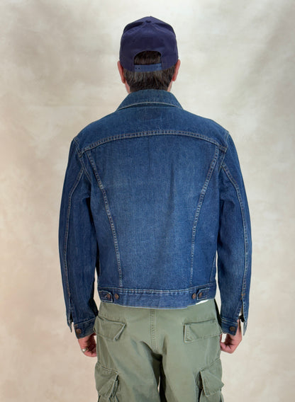 Size 42US / 52EU Vintage Late 70s Levi’s 70505 Denim Jacket – 2 Pocket, Made in USA, Classic Trucker-AJ357 Studio