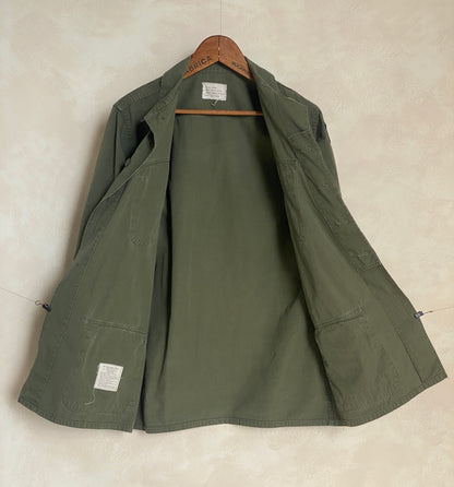 Authentic 60s US Army Vintage Vietnam Jungle Jacket | Size Small Long | Timeless Military Style-AJ357 Studio