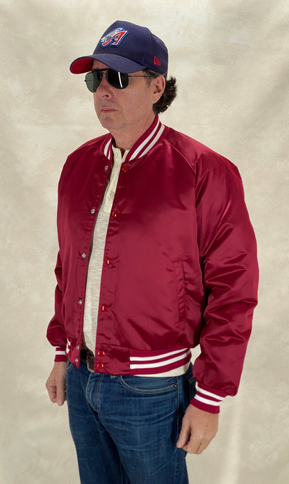 Vintage 80s Chalkline Oklahoma University Baseball Nylon Jacket Made USA Size Large Mens-AJ357 Studio