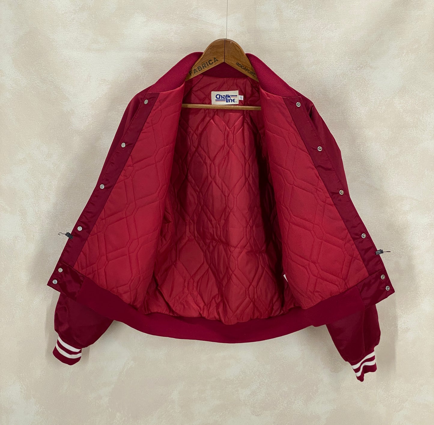 Vintage 80s Chalkline Oklahoma University Baseball Nylon Jacket Made USA Size Large Mens-AJ357 Studio