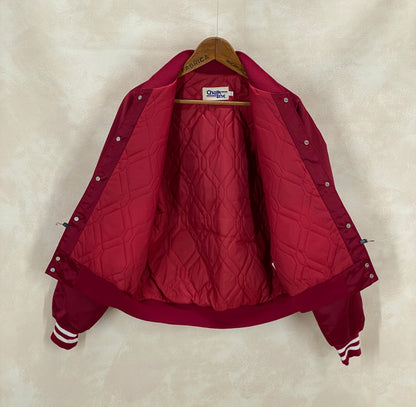 Vintage 80s Chalkline Oklahoma University Baseball Nylon Jacket Made USA Size Large Mens-AJ357 Studio
