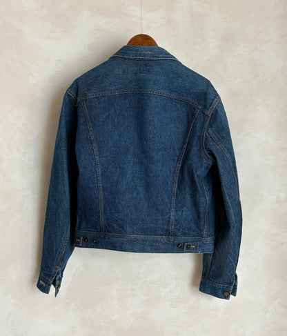 Vintage 70s Lee Union Made Denim Jacket | 2 Pockets | Made in USA | Size 44US / 54EU | Classic Blue Jean Workwear | AJ357 Studio