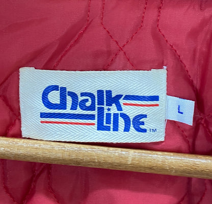 Vintage 80s Chalkline Oklahoma University Baseball Nylon Jacket Made USA Size Large Mens-AJ357 Studio
