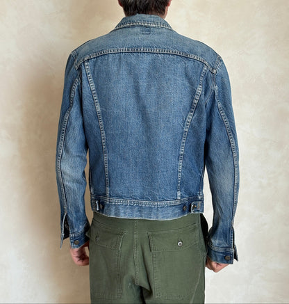 Vintage 80s Lee Denim Jacket 2 Pockets Made in Canada | Size 42US / 52EU