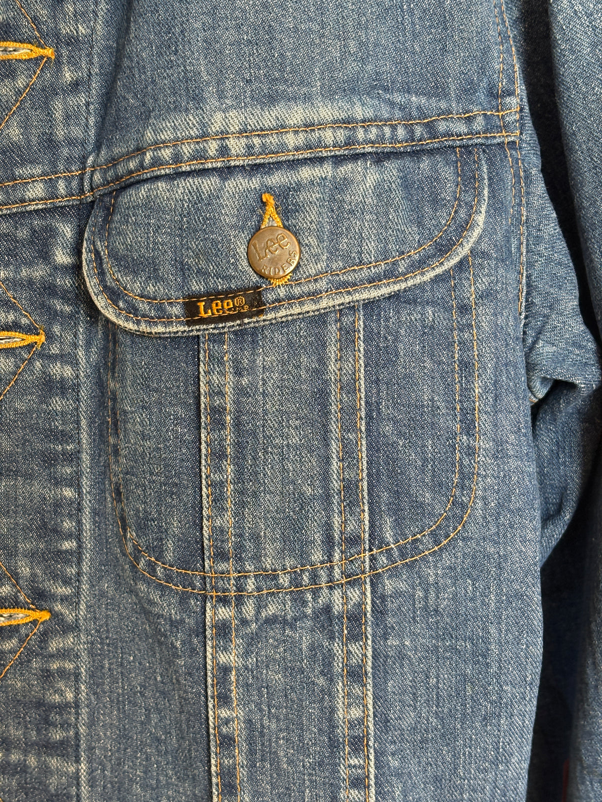 Vintage 80s Lee Denim Jacket | 2 Pockets | Made in Canada | Size 40US / 50EU-AJ357 Studio