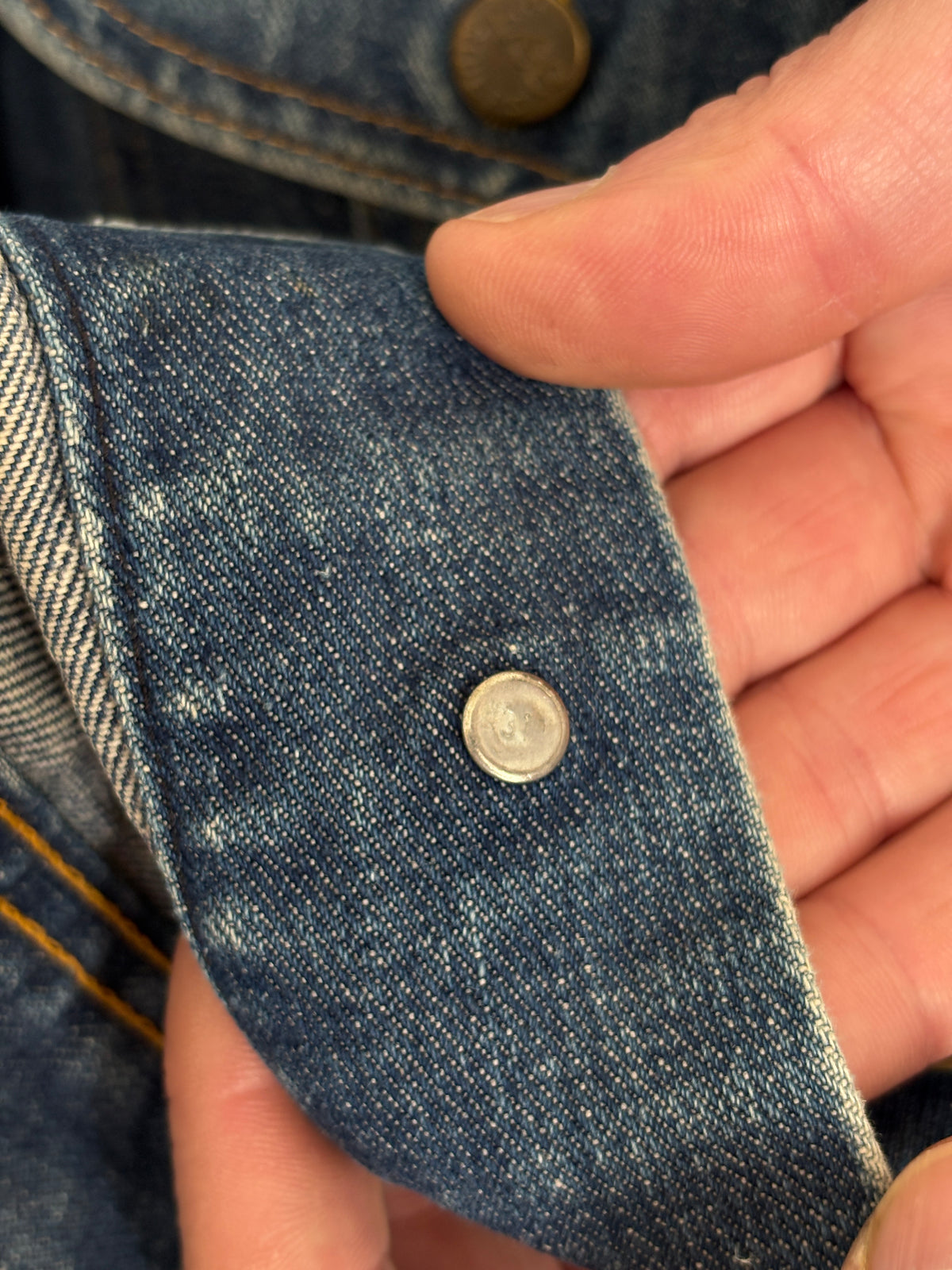 Vintage 80s Lee Denim Jacket | 2 Pockets | Made in Canada | Size 40US / 50EU-AJ357 Studio