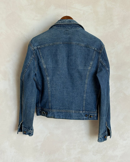 Vintage 80s Lee  Denim Jacket | 2 Pockets | Made in Canada | Size 40US / 50EU