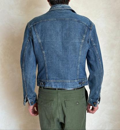Vintage 80s Lee  Denim Jacket | 2 Pockets | Made in Canada | Size 40US / 50EU