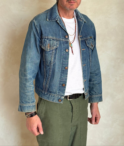 Vintage 70s Wrangler Denim Jacket  2-Pocket Made in USA  Size 38US/48EU